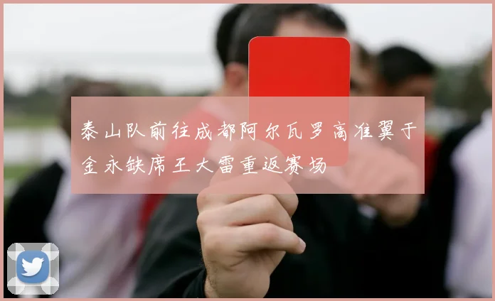 泰山队前往成都阿尔瓦罗高准翼于金永缺席王大雷重返赛场